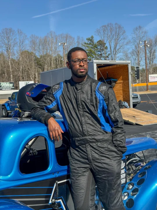 First practice session of the year and it feels good to be back where I belong. 🛞💨🤙🏾 #uslci #carawayspeedway #uslegendcars